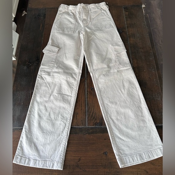 Abercrombie Kids 11/12 Long Wide Leg Cargo Pants - Picture 1 of 12